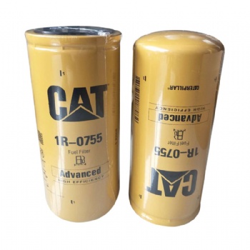 1R0755 Equipment Fuel Filter For Diesel Engine Parts High Efficiency